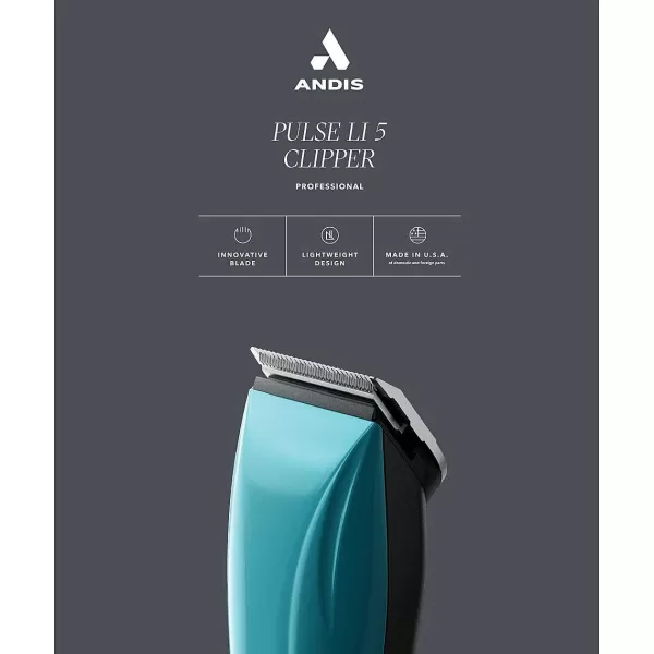 Online Andis Pulse Li 5 Adjustable Blade Clipper For Thin Coat Dogs Clippers