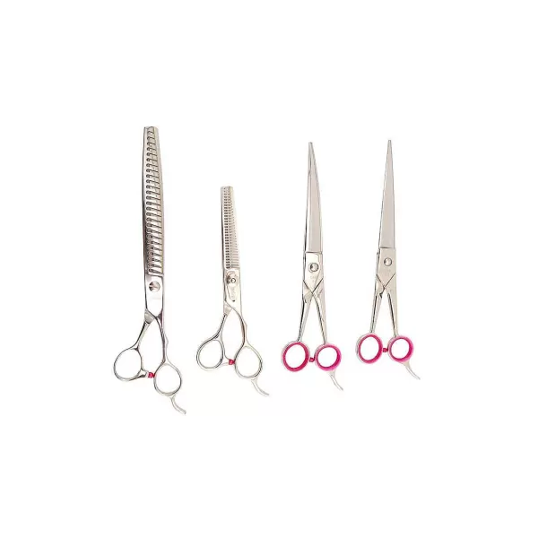 Cheap Geib Gator 4 Piece Kit (8.5 St, 8.5 C, 30 Or 40-Tooth Thinner, 21T Or 26T S & F) Grooming Shears