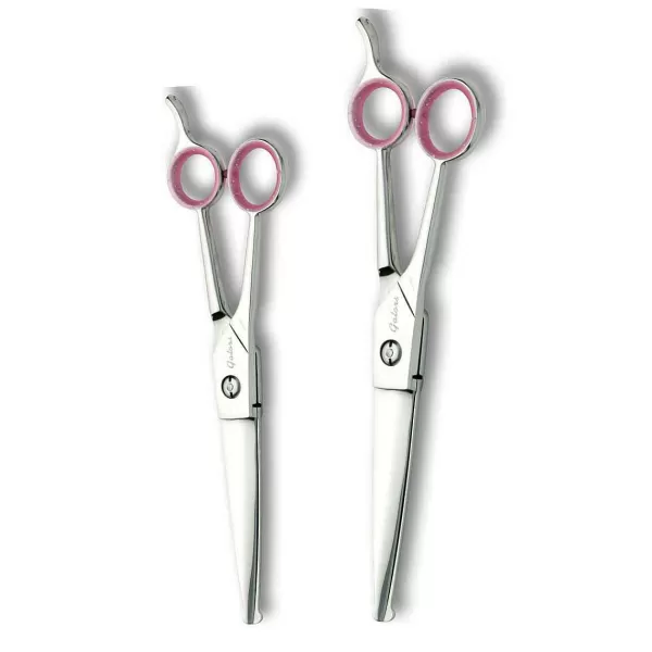 New Geib Gator Straight Ball Bearing Ball Tip Left Handed Shears Grooming Shears