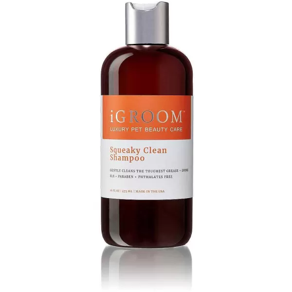 Hot Igroom Squeaky Clean Pet Shampoo For All Hair Types Shampoo