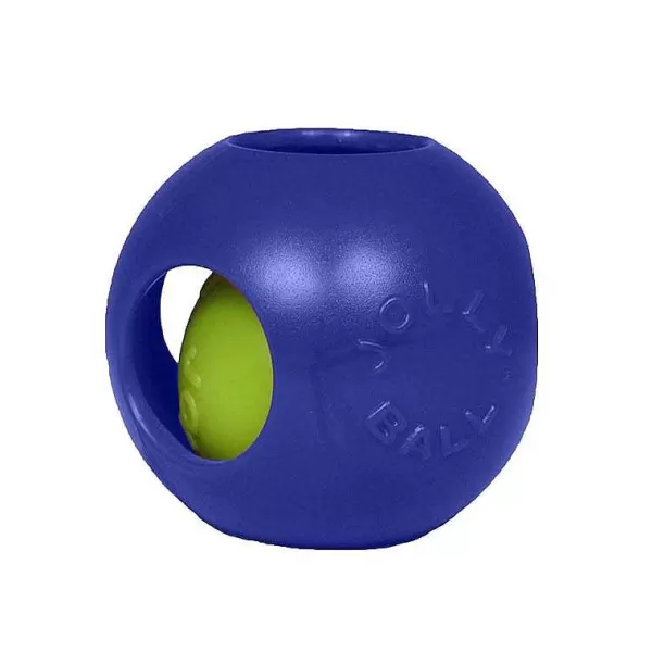 Cheap Jolly Pet Teaser Ball Blue Large Dog Toys