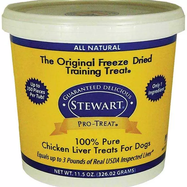 Online Stewart Pro-Treats For Dogs Freeze Dried Chicken Liver 11.5 Oz Dog Treats